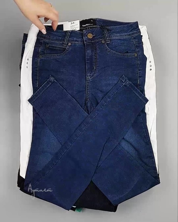 Фотография  348 - Джинсы DK Company 022024#10 кг, ЛОТ №5946 оптом в Йошкар-Оле и республике Марий Эл