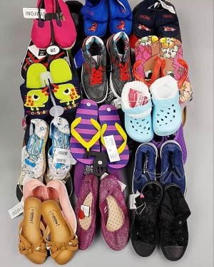 Фотография  622 - Обувь детская СТОК Summer#7,85 кг, ЛОТ №6196 оптом в Йошкар-Оле и республике Марий Эл