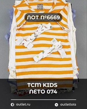 Купить TCM Kids лето 074#7 кг, ЛОТ №6669 оптом в Йошкар-Оле и республике Марий Эл