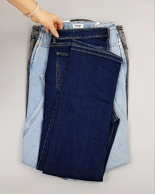 Фотография  655 - Джинсы WRANGLER м/ж#8,1 кг, ЛОТ №7011 оптом в Йошкар-Оле и республике Марий Эл