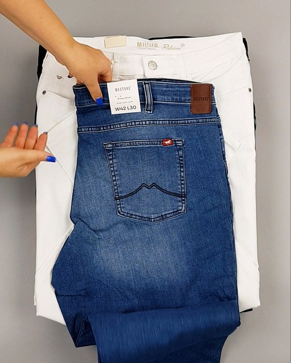 Фотография  348 - Джинсы MUSTANG м/ж#5 кг, ЛОТ №6961 оптом в Йошкар-Оле и республике Марий Эл