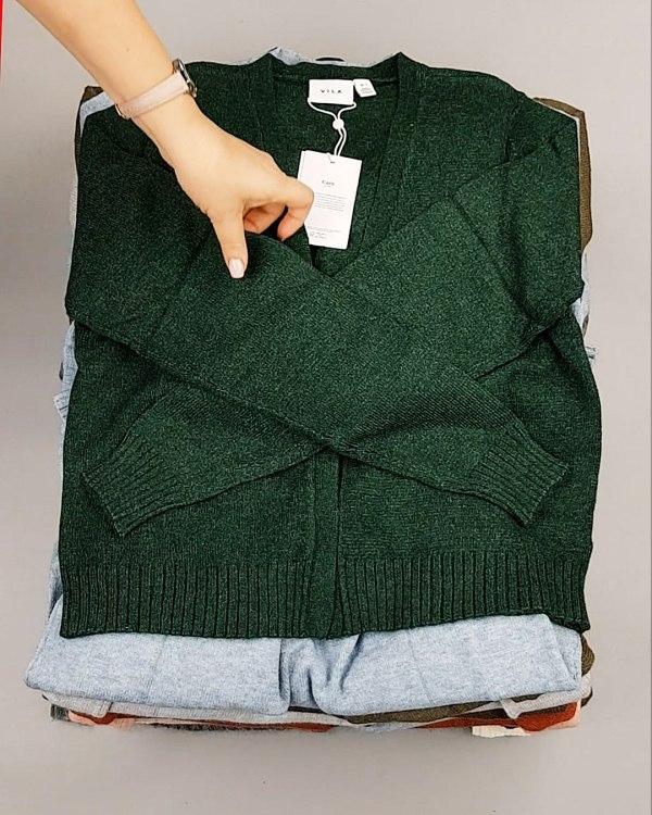 Фотография  613 - Кардиганы VILA W 104#7 кг, ЛОТ №7155 оптом в Йошкар-Оле и республике Марий Эл