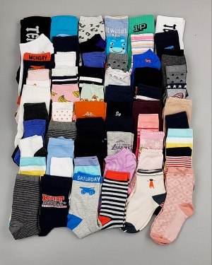 Купить Носки дети СТОК лето#5 кг, ЛОТ №6993 оптом в Йошкар-Оле и республике Марий Эл