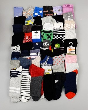 Купить Носки дети СТОК зима#5 кг, ЛОТ №6989 оптом в Йошкар-Оле и республике Марий Эл