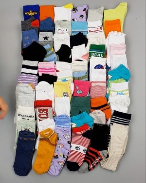 Купить Носки дети СТОК лето#5 кг, ЛОТ №6992 оптом в Йошкар-Оле и республике Марий Эл