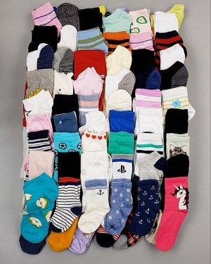 Фотография  438 - Носки дети СТОК лето#5 кг, ЛОТ №6992 оптом в Йошкар-Оле и республике Марий Эл