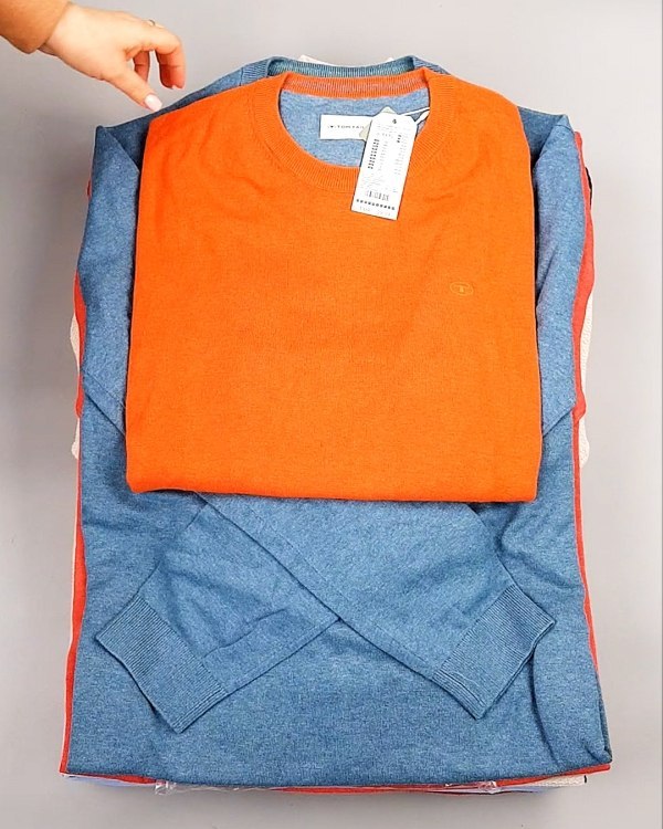 Фотография  459 - Джемпера легкие мужские TOM TAILOR 124#8,35 кг, ЛОТ №7605 оптом в Йошкар-Оле и республике Марий Эл