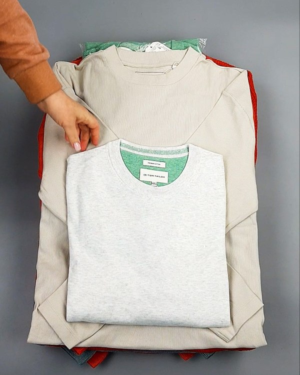 Фотография  351 - Джемпера легкие мужские TOM TAILOR 124#8,7 кг, ЛОТ №7606 оптом в Йошкар-Оле и республике Марий Эл