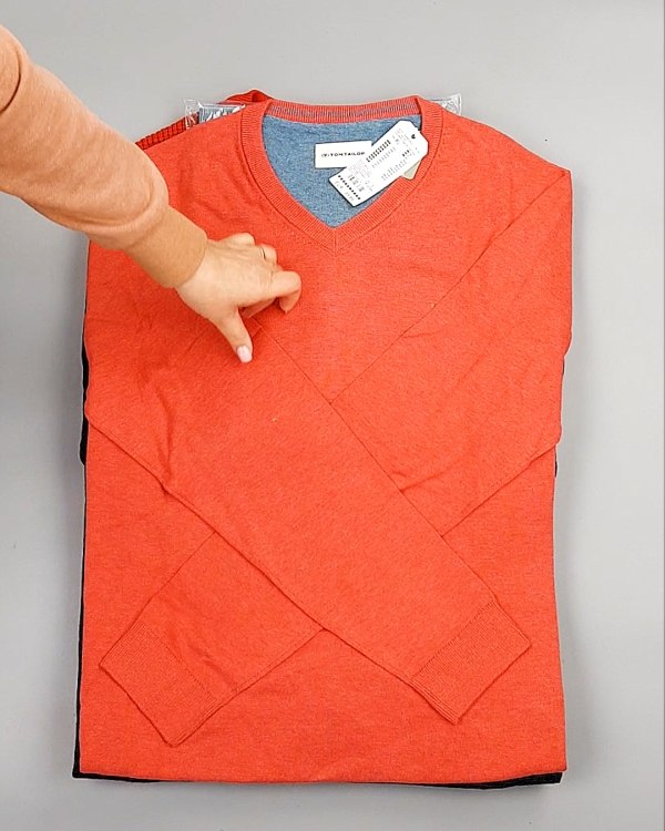 Фотография  635 - Джемпера легкие мужские TOM TAILOR 124#8,35 кг, ЛОТ №7605 оптом в Йошкар-Оле и республике Марий Эл