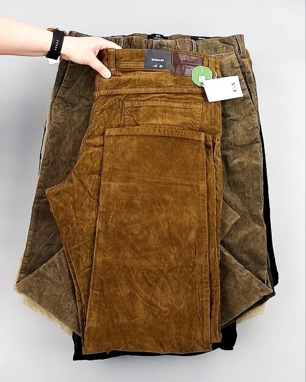 Фотография  967 - Брюки вельветовые м/ж C&A 025#10 кг, ЛОТ №8031 оптом в Йошкар-Оле и республике Марий Эл