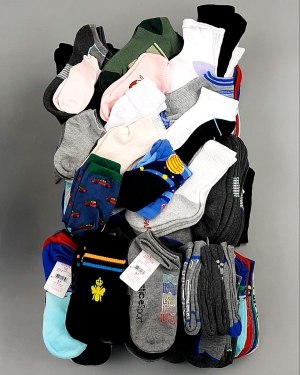 Фотография  622 - Носки дети лето CAN 084#5 кг, ЛОТ №8000 оптом в Йошкар-Оле и республике Марий Эл