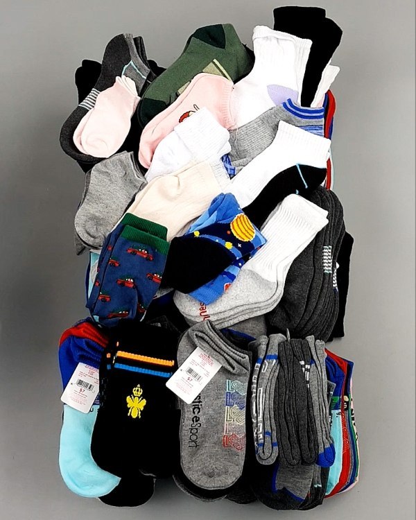 Фотография  720 - Носки дети лето CAN 084#5 кг, ЛОТ №8000 оптом в Йошкар-Оле и республике Марий Эл