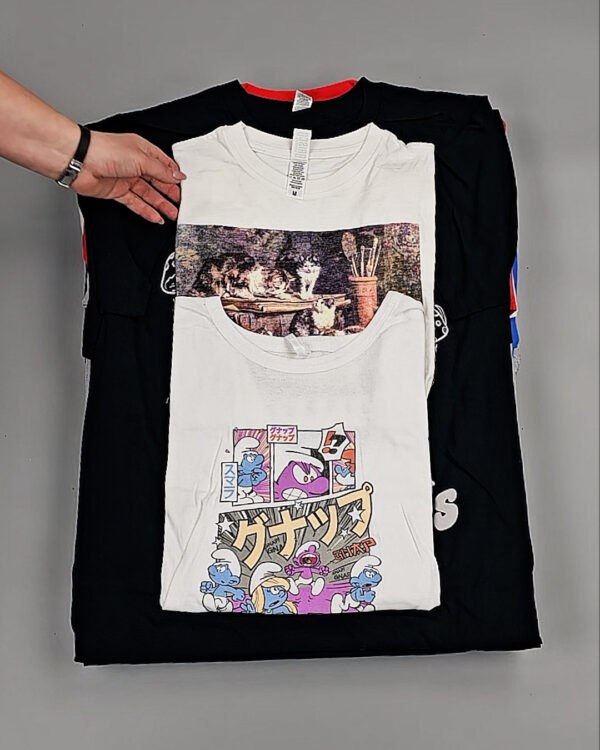 Фотография  412 - Футболки м/ж (Printed T-Shirts New)#5 кг, ЛОТ №8511 оптом в Йошкар-Оле и республике Марий Эл