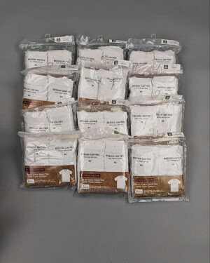 Фотография  822 - Футболка белая муж Корея 085#5 кг оптом в Йошкар-Оле и республике Марий Эл