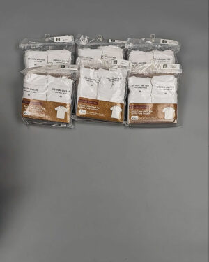 Фотография  420 - Футболка белая муж Корея 085#5 кг оптом в Йошкар-Оле и республике Марий Эл