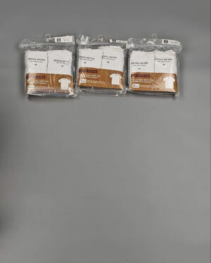 Фотография  536 - Футболка белая муж Корея 085#5 кг оптом в Йошкар-Оле и республике Марий Эл