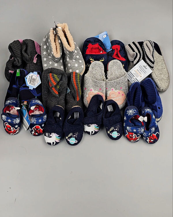 Фотография  500 - Обувь домашняя дети СТОК 065#3,2 кг, ЛОТ СТ-9727 оптом в Йошкар-Оле и республике Марий Эл