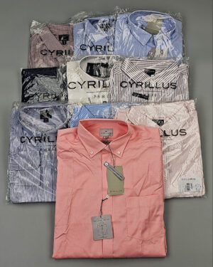 CYRILLUS Men рубашки дл/р AF28 - Сток оптом